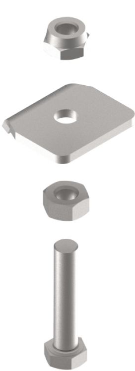 Screw set shock absorber - 208220.001 - Shock absorbers