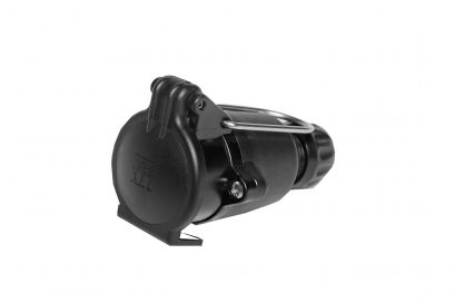 Plug coupling 7-pin with screw connection, 1-hole grommet - 405871.001 - Fasteners