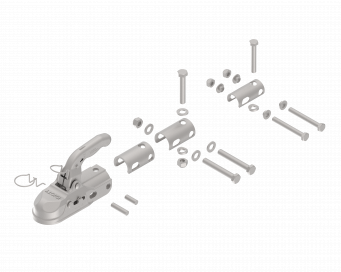 Towing ball coupling
