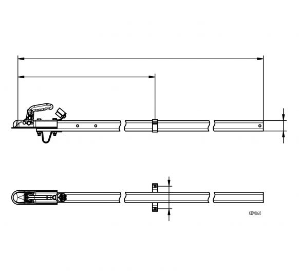 Drawbar KDVU - 205601.001 - Drawbar