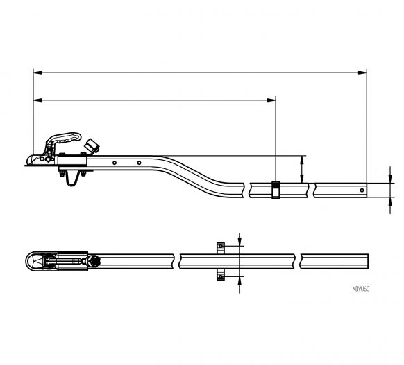 Drawbar KDVU - 205930.001 - Drawbar