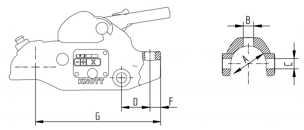 Ball coupling - 206799.001 - Drawball couplings