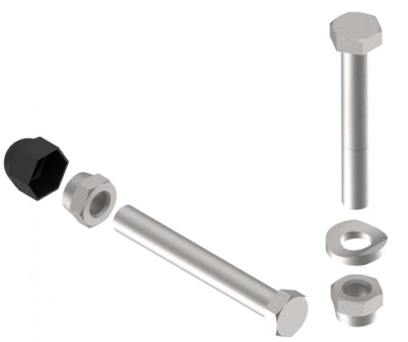Screw set for ball coupling - 208094.001 - Drawball couplings