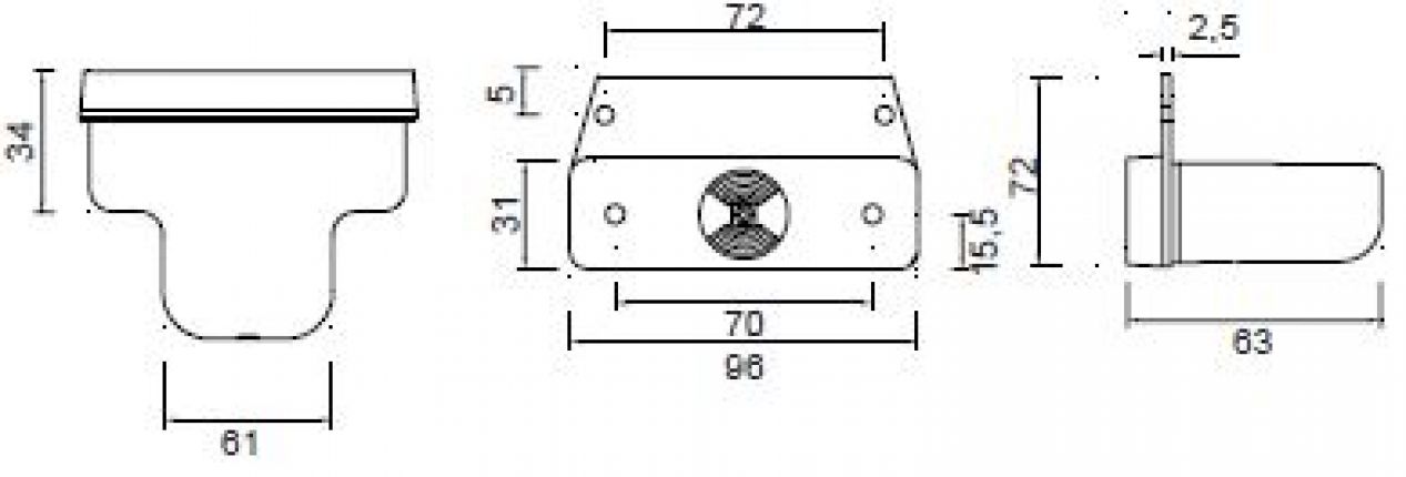 Sidepoint - 402567.001 - Side marker lights