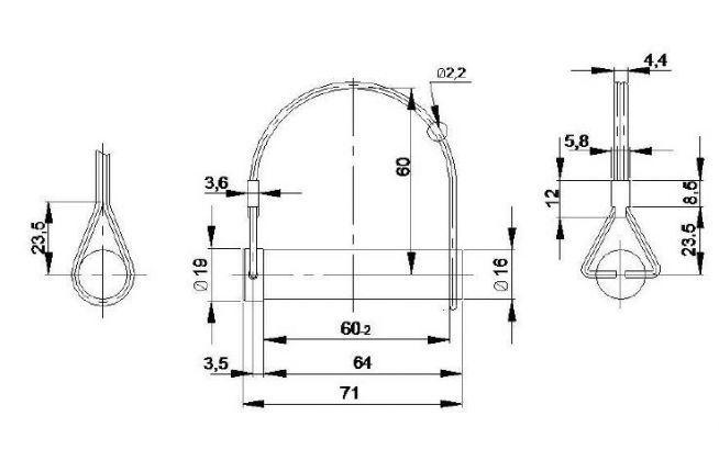 Hinge pin - 404275.001 - Hinges