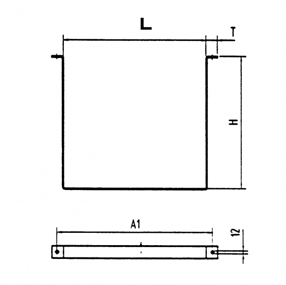 Set of holding brackets - 404375.001 - Storage boxes