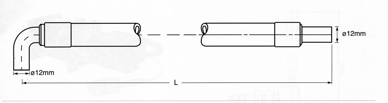 High pressure hose - 404408.001 - Component parts for telescopic cylinders