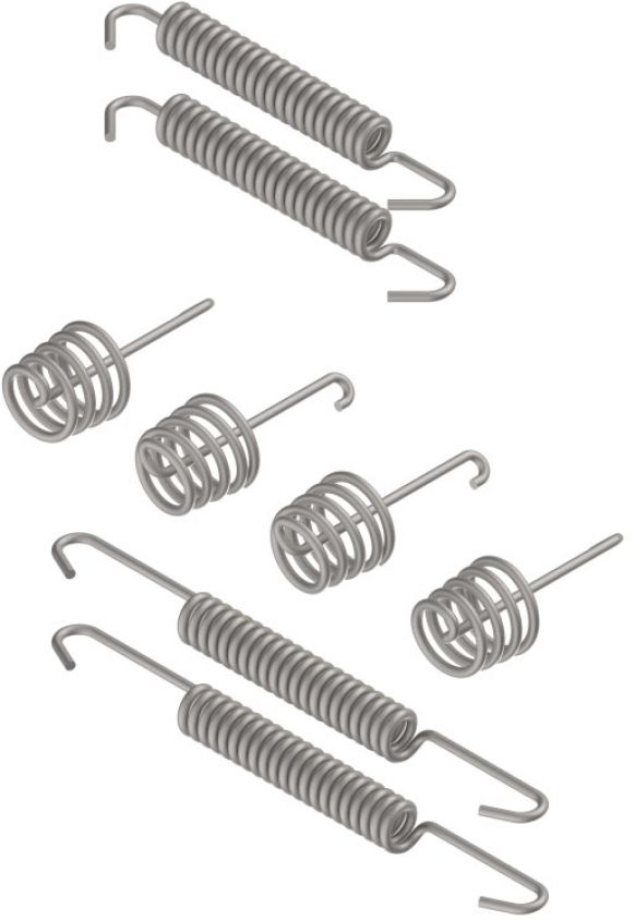 Spring set - 405979.001 - Brake shoe set