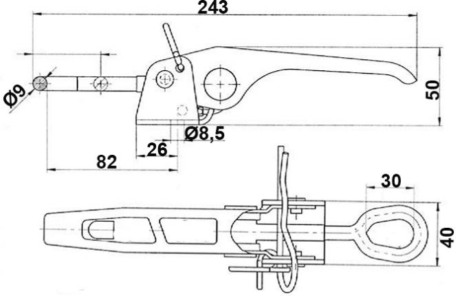 Eccentric closure - 406186.001 - Closures