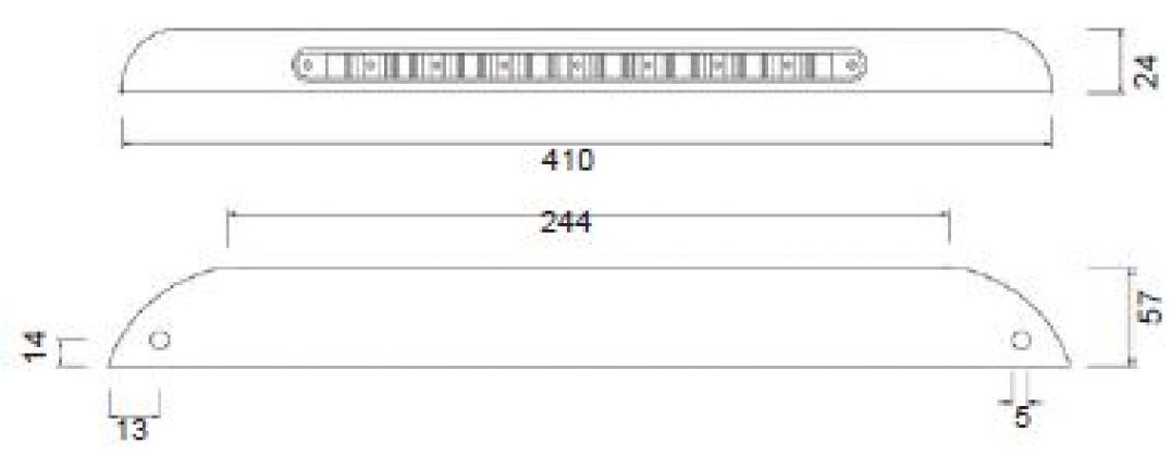 3. brake light LED - 406641.001 - 3 brake lights