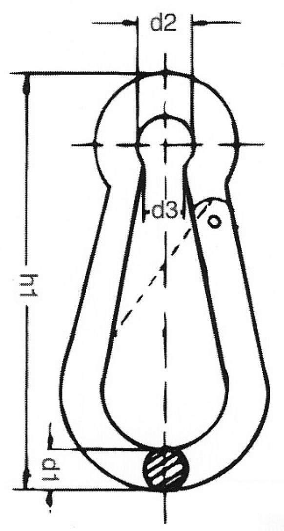Snap hook - 406687.001 - Winch accessories