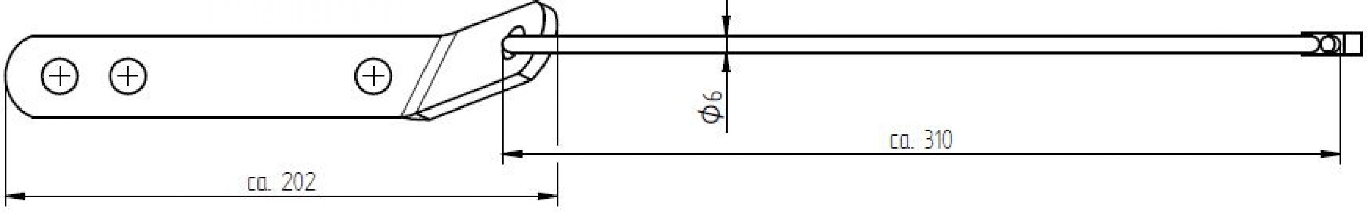 Safety rope with bracket