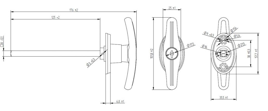 T-lock - 408063.001 - Latches / Accessories