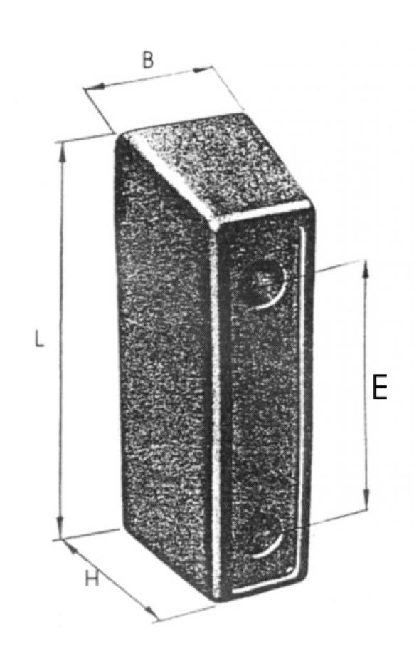 Rubber buffer - 408953.001 - Rubber buffer