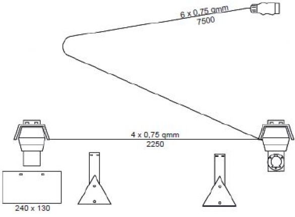 Cable lamp - 409084.001 - Cable lights