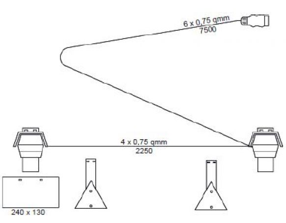 Cable lamp - 409085.001 - Cable lights