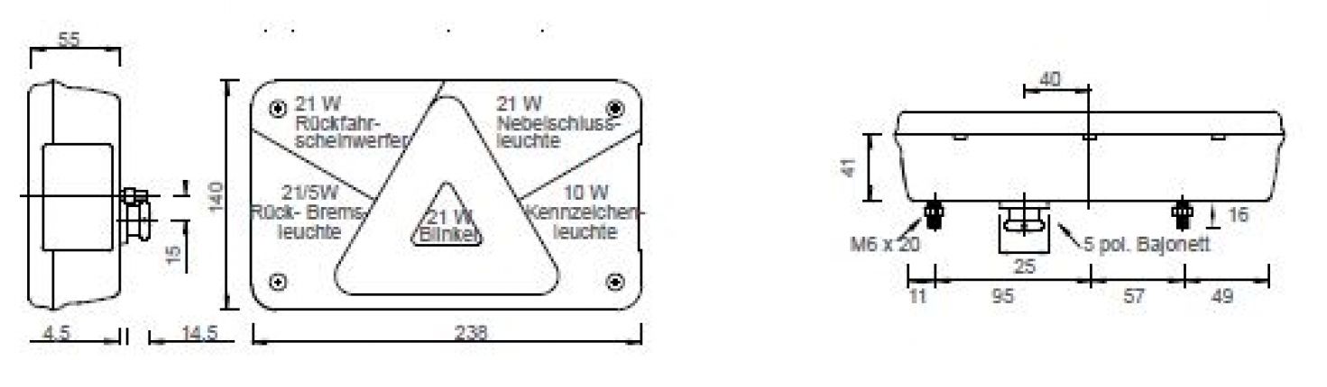 Multipoint 5 - 411510.003 - Rear lights