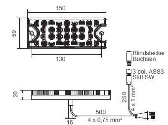 MiniLED 2 12V/24V - 412990.001 - Rear lights