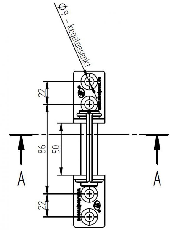 Hinge pin - 413623.001 - Hinges
