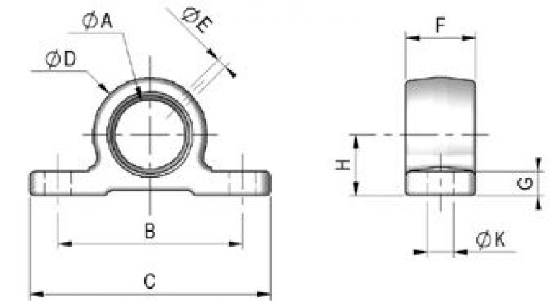 Bearing pairs - 416405.001 - Component parts for telescopic cylinders