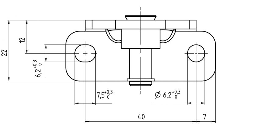 Angle plate - 416932.001 - Gas struts matériel de fixation