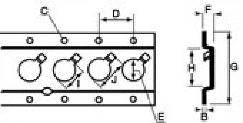 Round hole- anchor rail - 416940.001 - Fastening anchor