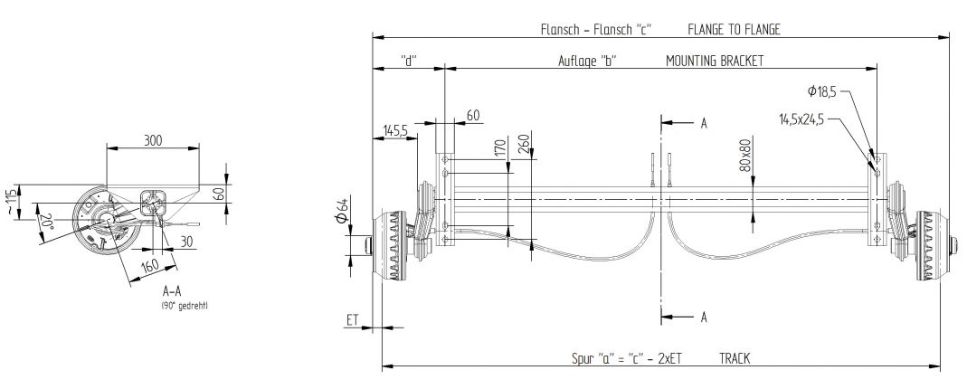 Axlis "braked" - 417179.004 - Axes braked