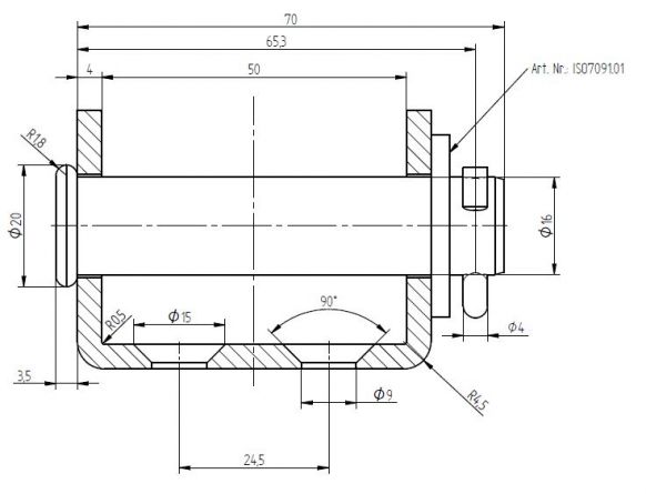 Hinge bolt - 419271.001 - Hinges
