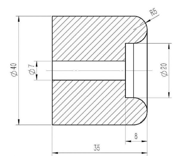 Rubber buffer - 419737.001 - Rubber buffer