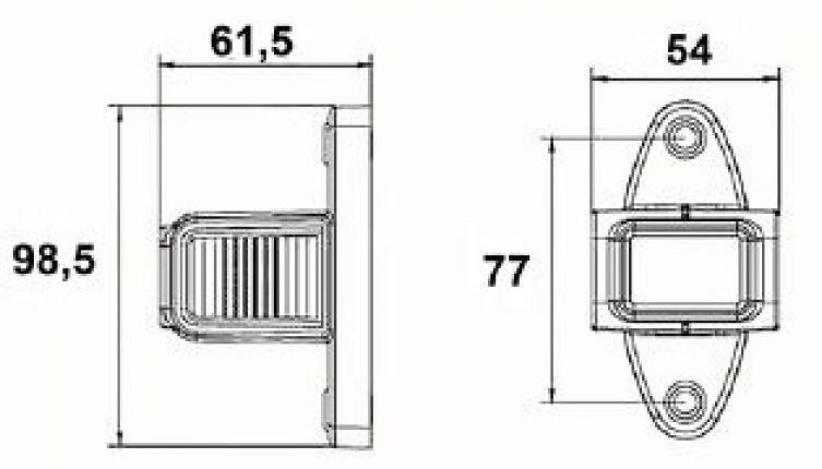 Superpoint 4 LED 12V/24V - 420313.001 - Clearance lights