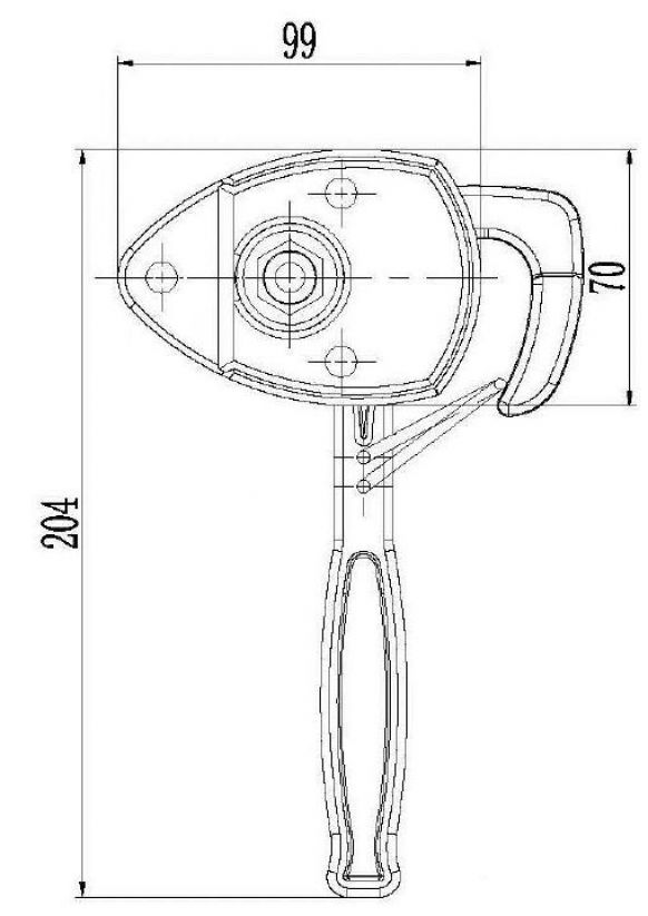 Angle lever lock - 4803509X - Closures