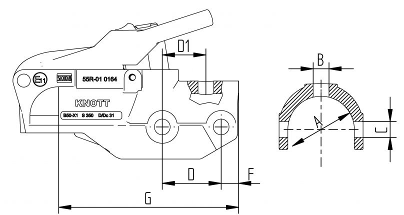 Ball coupling - 575004 - Drawball couplings