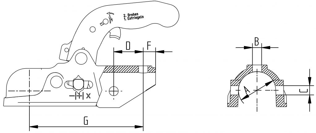 Coupling head - 8802529X - Drawball couplings