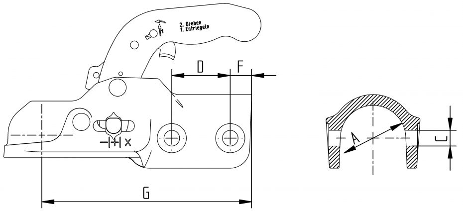 Coupling head - 8802559X - Drawball couplings